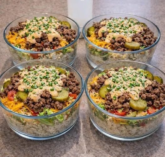 Big Mac Protein Bowls
